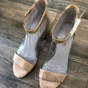 NEW Nine West Fields Metallic Dress Sandal